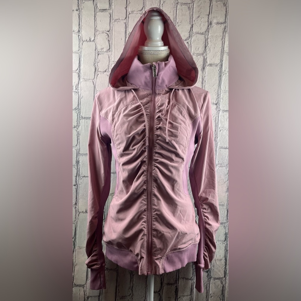 Lululemon Size:10 Women Hoodie Jacket Long Sleeve Pockets Full Zip Athletic - Picture 14 of 15